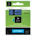 Лента DYMO системы D1, 9 мм х 7 м, пластиковая, черные буквы, синяя лента (S0720710/40916)